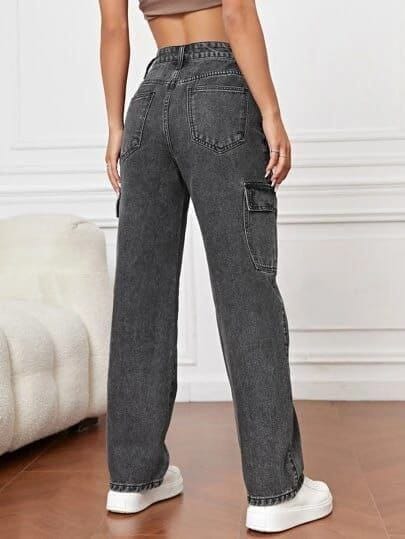 Zoei Denim Cargo 6 Pockets Western Jeans Wholesale Online
